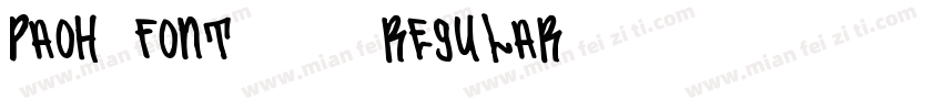 Paoh Font 87 Regular字体转换